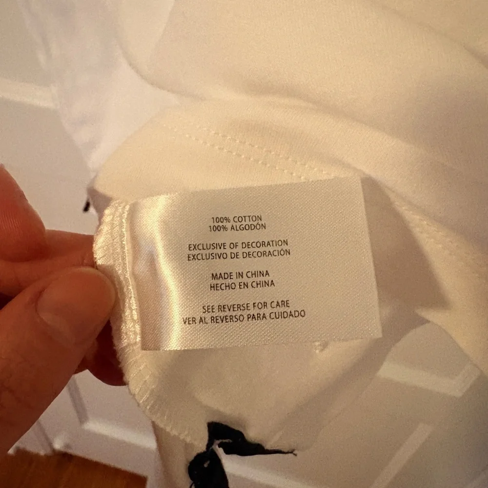 Banana Republic White Polo Shirt